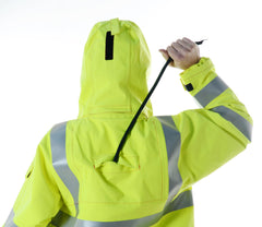 PRO ARC PRARCC CSA FR/ARC Rated Breathable High Visibility Rainwear Coat Yellow/Navy